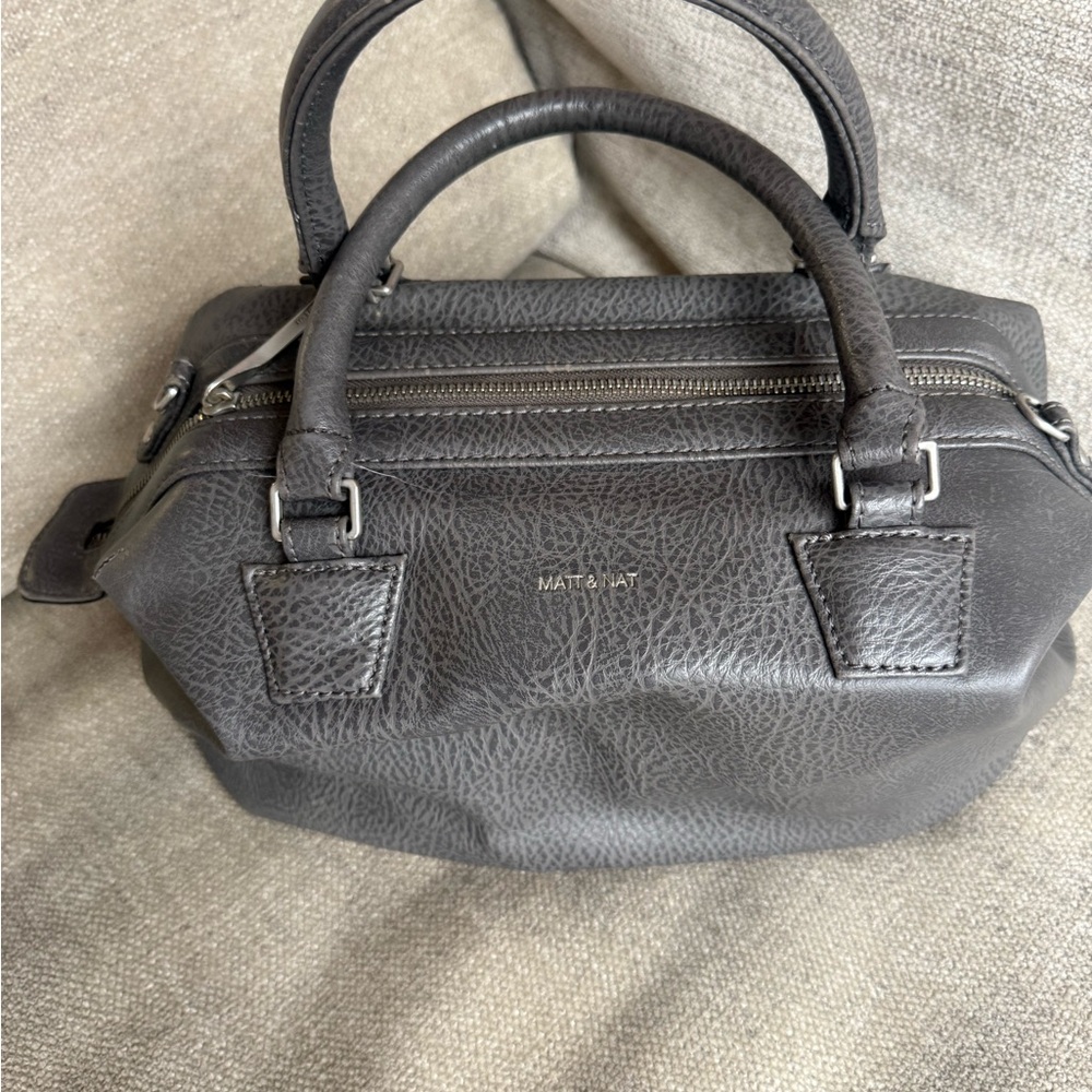 Matt & Nat Charcoal Satchel